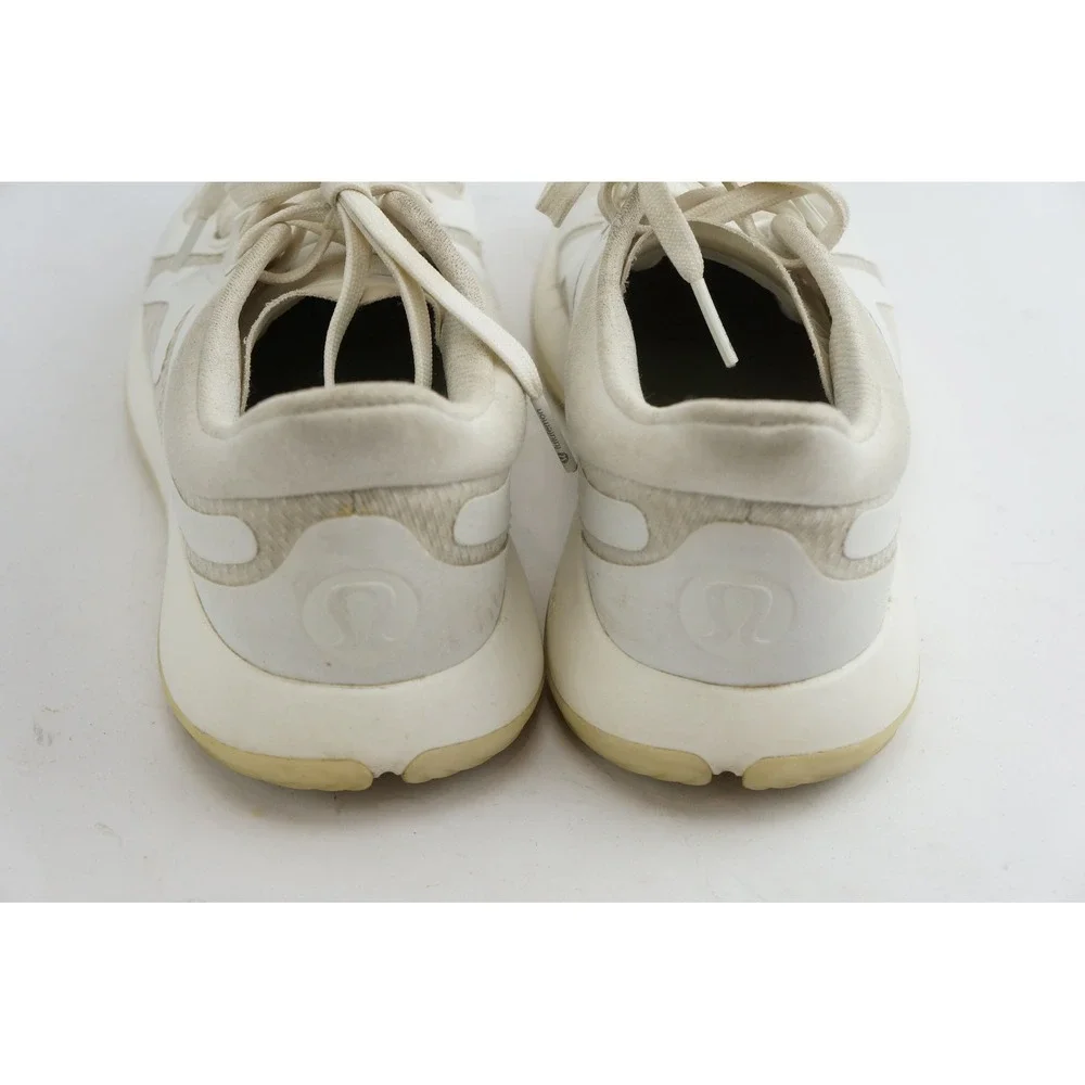 Lululemon Strongfeel Training Shoes Size 6.5 White Athletic Sneakers Good‎